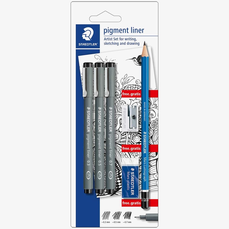 Staedtler Staedtler Pigment Liner Illustration Set