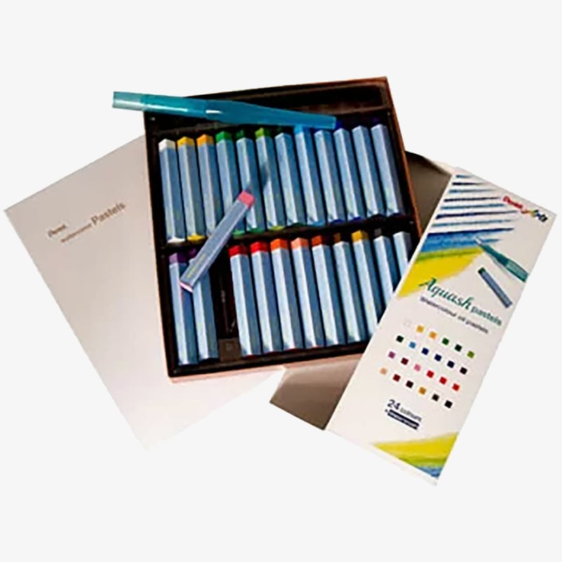Pentel Pentel Arts Watercolour Pastel Set & Mini Brush (Set of 24)