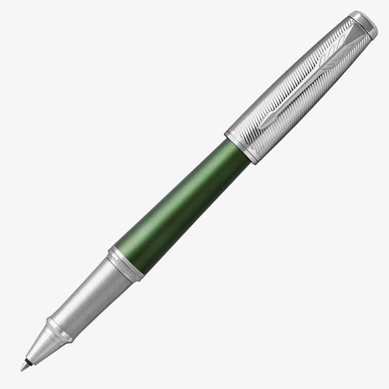 Parker Parker Urban Premium Rollerball Pen - Green Chrome Trim