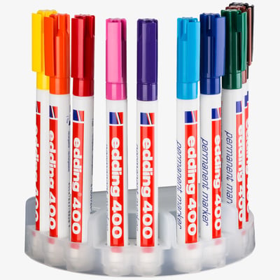 Edding Edding 400 Permanent Markers - Assorted Colours (Marker System of 10)