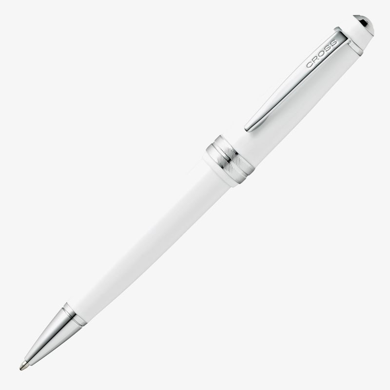 Cross Cross Bailey Light Ballpoint Pen - White Chrome Trim