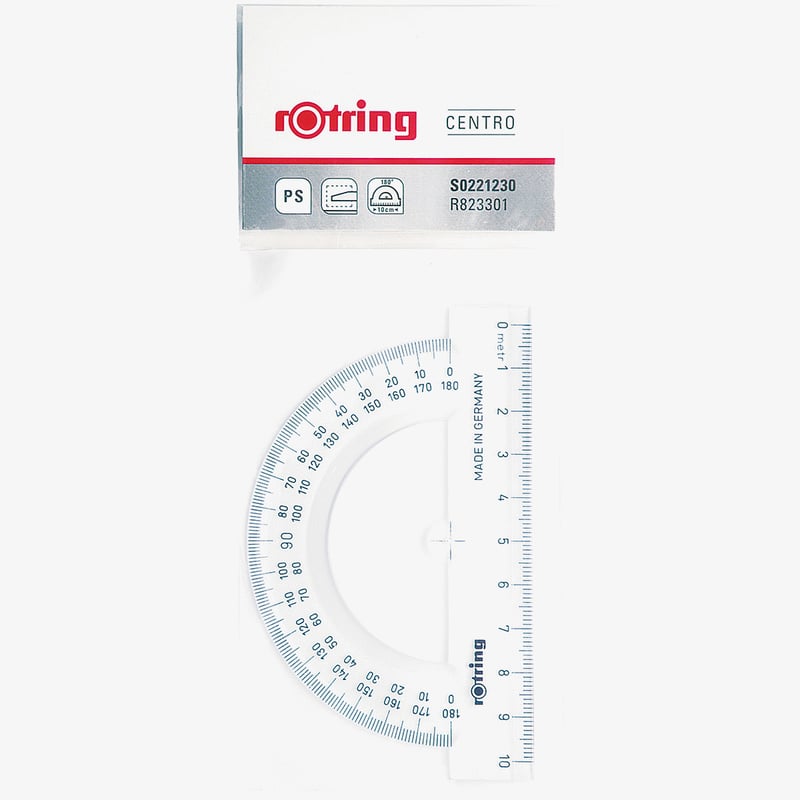 Rotring Centro Protractor - Semicircular