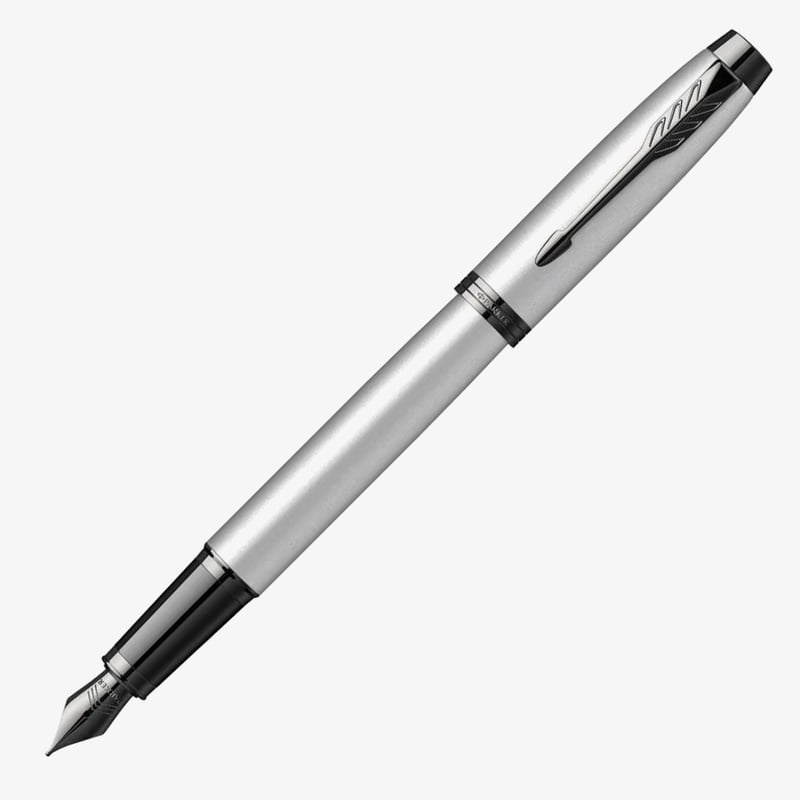 Parker Parker IM Fountain Pen - Achromatic Matte Grey PVD Trim