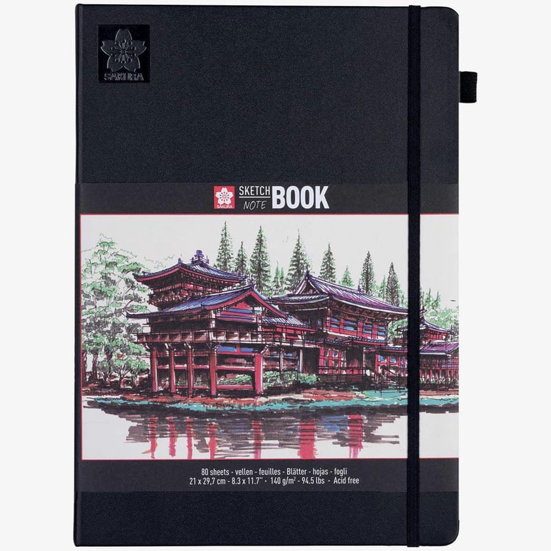 Sakura Sakura Sketchbook - White Pages - 21 x 29.7cm
