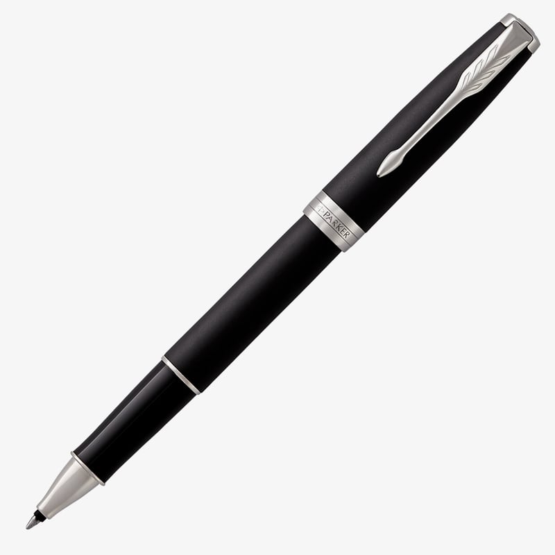 Parker Parker Sonnet Rollerball Pen - Matte Black Chrome Trim