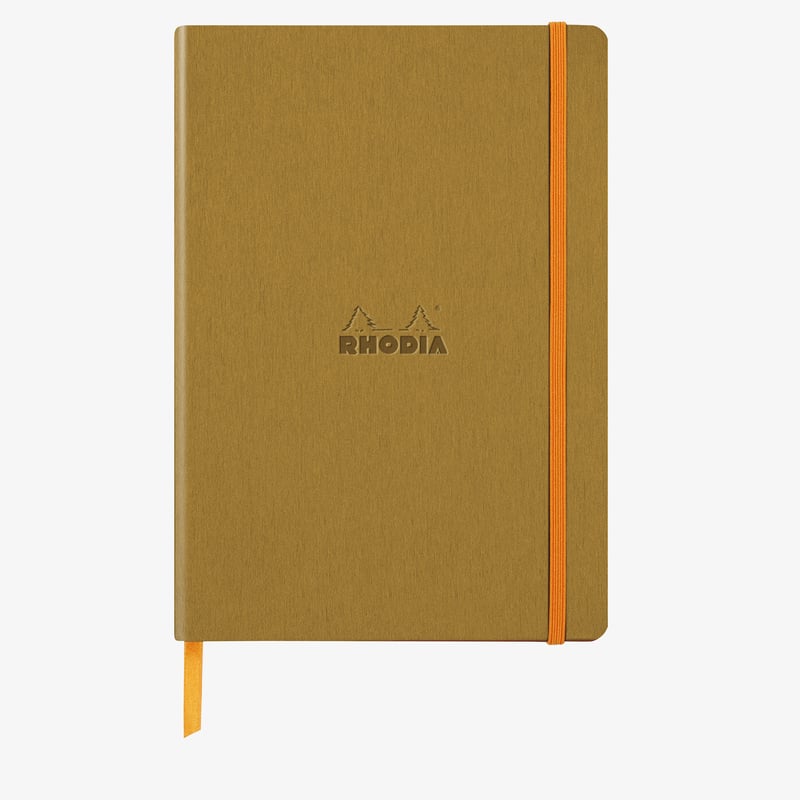 Rhodia Rhodia Softcover Notebook - A5 - Gold - Dotted