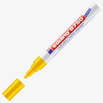 Edding 8750 Industry Paint Marker - Yellow