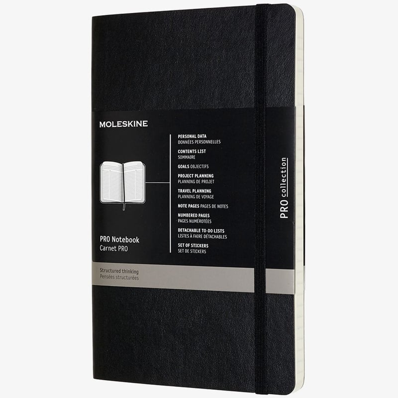 Moleskine Moleskine Pro Soft Cover Large Notebook - Assorted