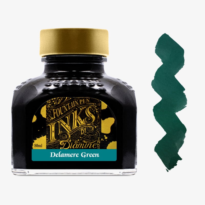 Diamine Inks Diamine Ink Bottle 80ml - Delamere Green