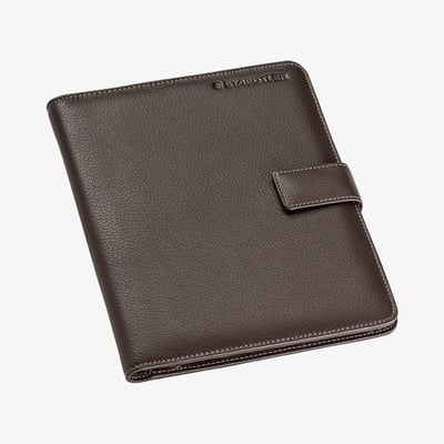 Staedtler Premium Leather Conference Folder - A5 Brown