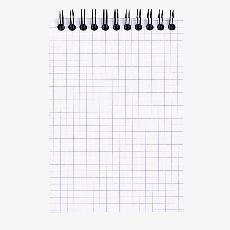 Rhodia Classic Wirebound Notepad - Medium - Black - Squared