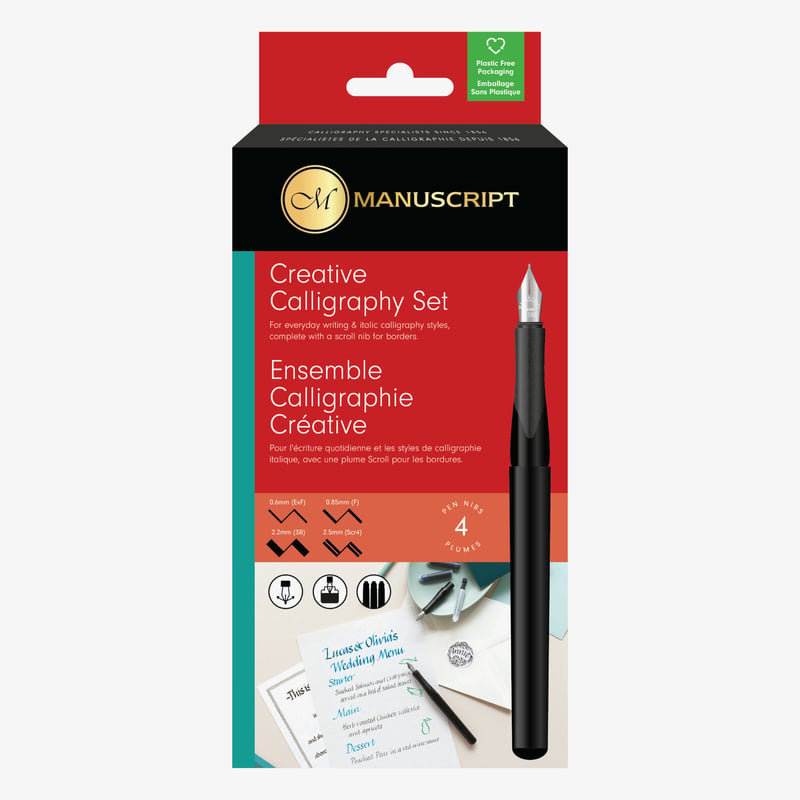 Manuscript Manuscript Classic Calligraphy Pen Set - Creative 4 Nibs