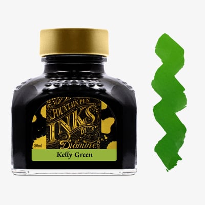 Diamine Ink Bottle 80ml - Kelly Green