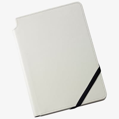 Cross Ruled Leather Journal - Classic White - Medium