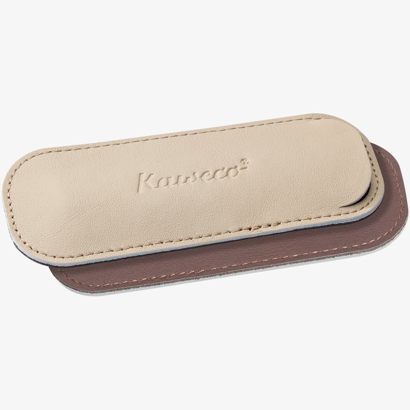 Kaweco Kaweco Eco Leather Pouch for Sport Pens - Creamy Espresso - Double