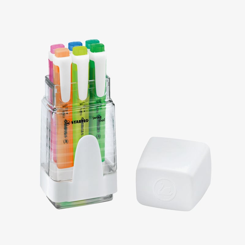 STABILO STABILO swing cool Highlighter - Box of 6 - Assorted Colours