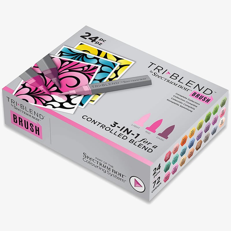 Spectrum Noir Spectrum Noir TriBlend Markers - Complete Collection (Pack Of 24)
