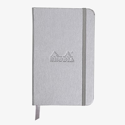 Rhodia Webnotebook - Small - Silver - Dotted