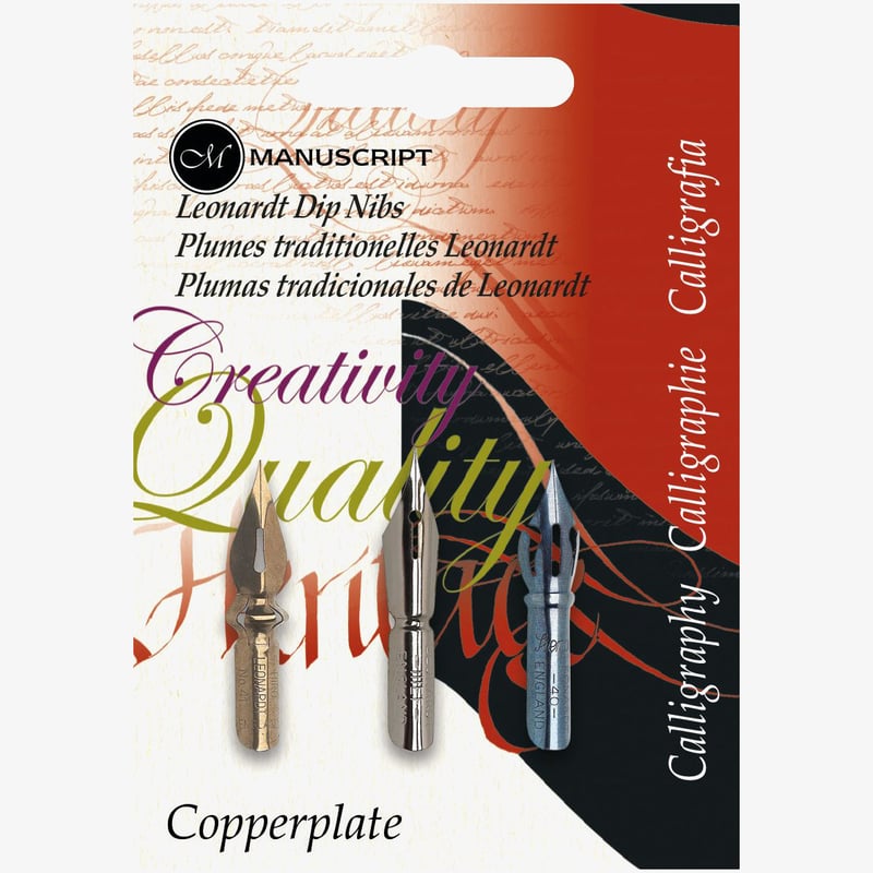 Manuscript Manuscript Dip Pen Nib Set - Assorted Types