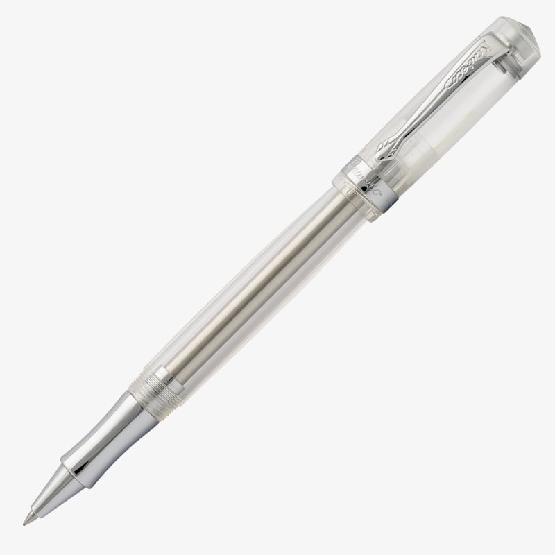 Kaweco Kaweco Student Rollerball Pen - Transparent Chrome Trim
