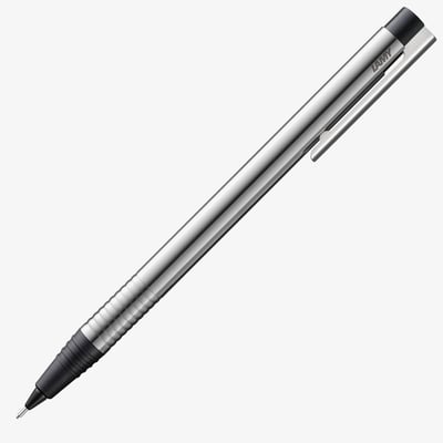 Lamy Logo Mechanical Pencil - Matte Black Chrome Trim - 0.7mm