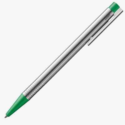 Lamy Logo Ballpoint Pen - Matte Green Chrome Trim