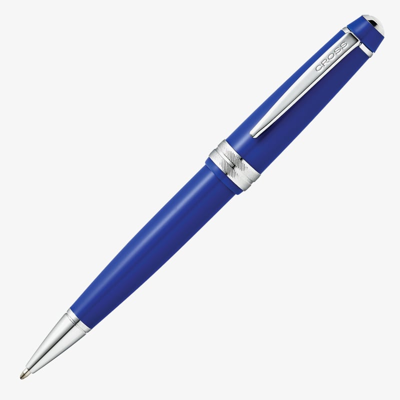 Cross Cross Bailey Light Ballpoint Pen - Blue Chrome Trim
