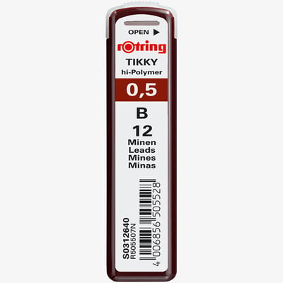 Rotring Tikky Leads - B - 0.50mm