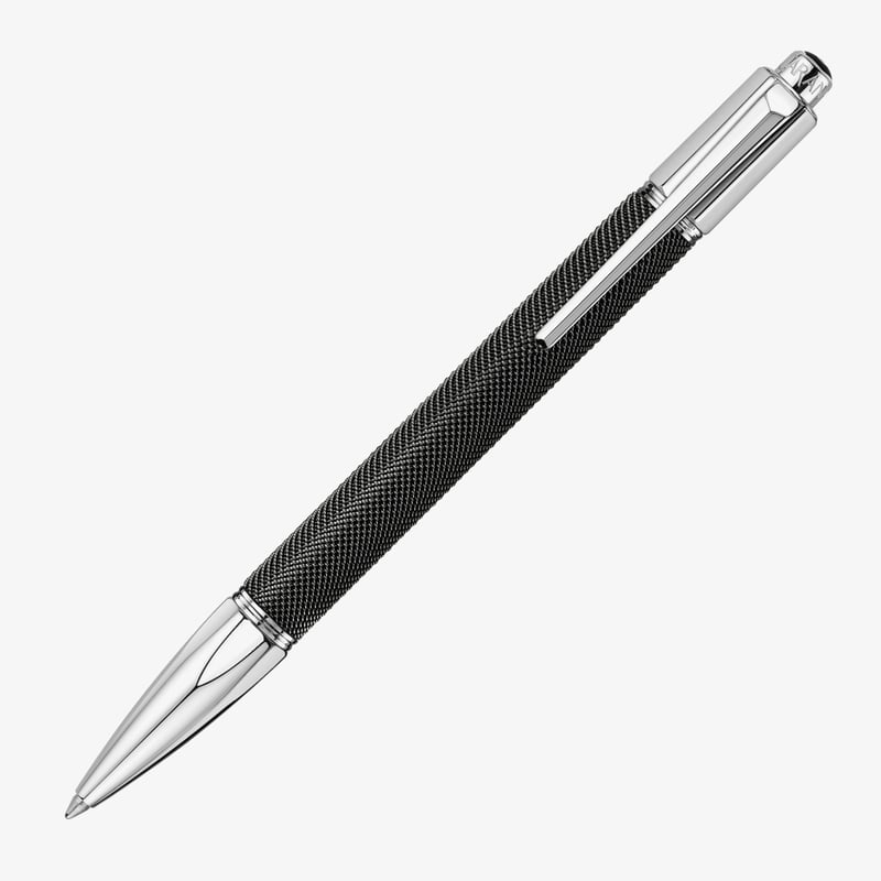 Caran d'Ache Caran d'Ache Varius Ivanhoe Chain Mail Ballpoint Pen - Black