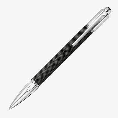 Caran d'Ache Varius Ivanhoe Chain Mail Ballpoint Pen - Black