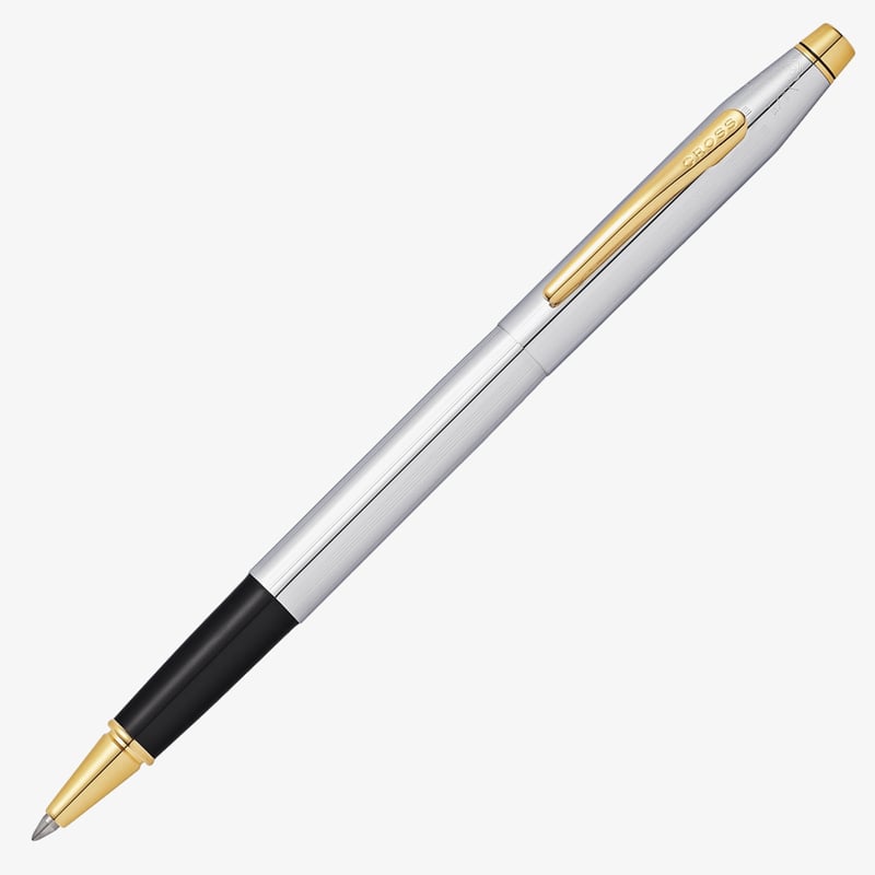 Cross Cross Classic Century Rollerball Pen - Medalist Chrome and Gold