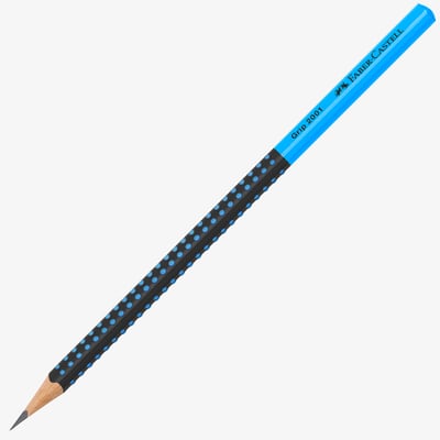 Faber-Castell Grip 2001 Graphite Pencil - Two Tone Black/Blue