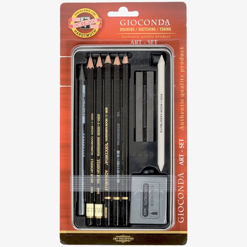Koh-I-Noor Koh-I-Noor 8893 Sketching Set - Assorted Gift Tin (Blister Pack)