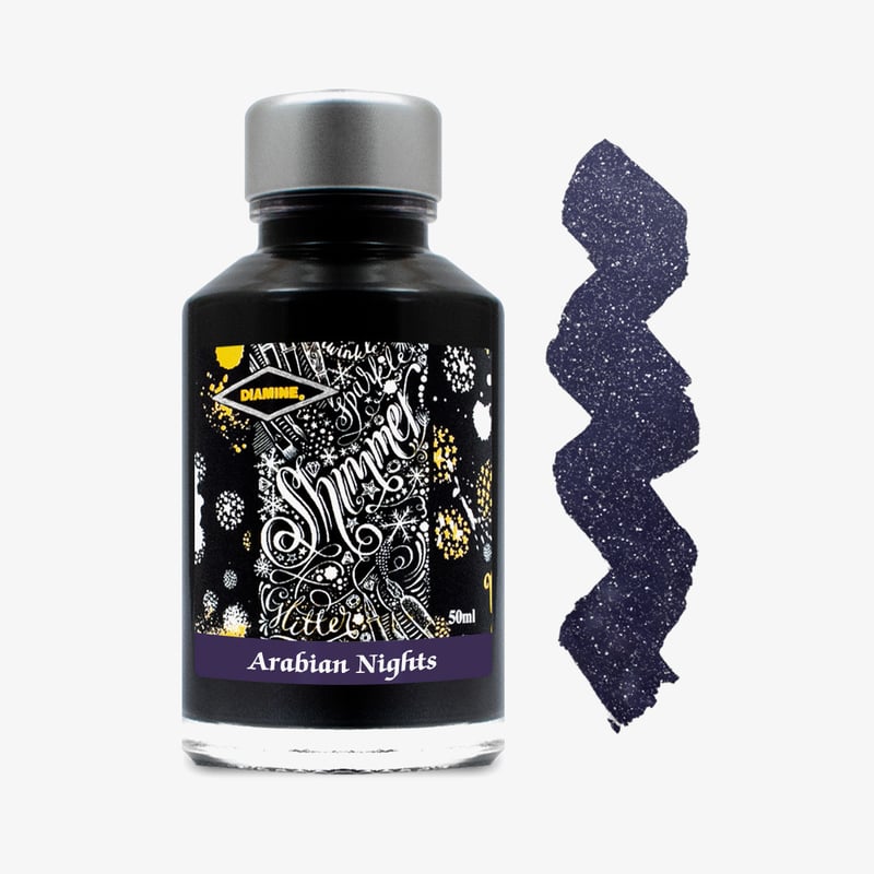 Diamine Inks Diamine Shimmering Ink Bottle 50ml - Arabian Nights