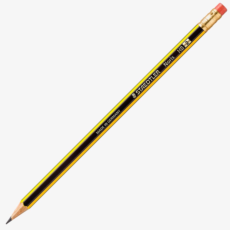Staedtler Staedtler Noris Pencil with Eraser Tip - HB