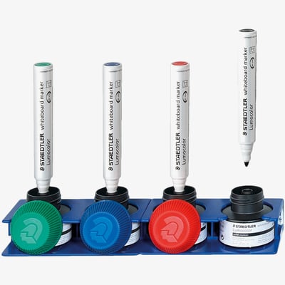 Staedtler Lumocolor Whiteboard Park & Write Station Set