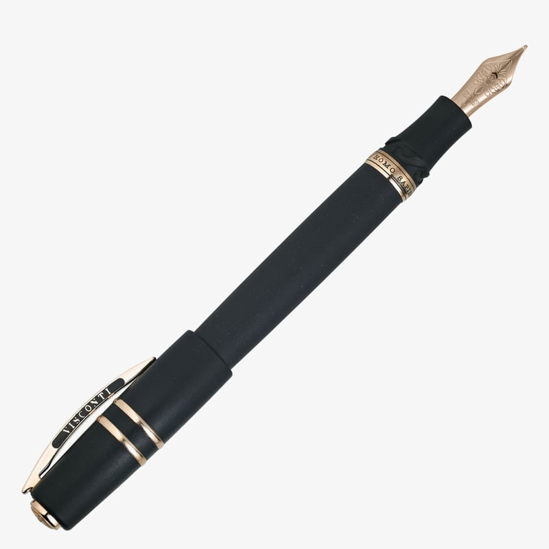 Visconti Visconti Homo Sapiens Oversize Fountain Pen - Black Lava & Bronze