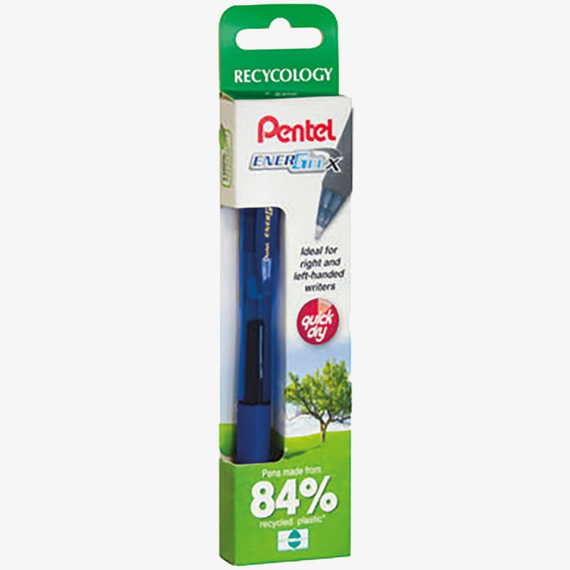 Pentel Pentel EnerGel X Retractable Rollerball Pen - Blue (Pack of 2)