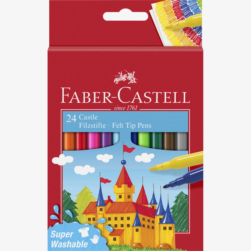 Faber-Castell Faber-Castell Fibre-Tip Pen - Box of 24