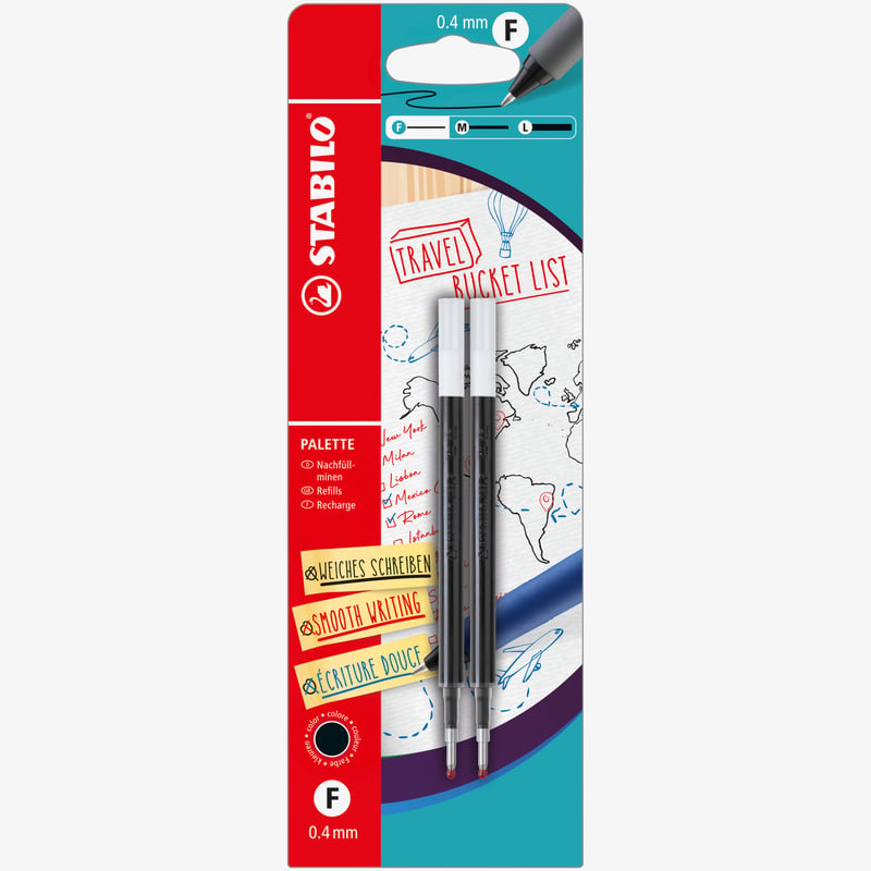 STABILO STABILO PALETTE Gel Rollerball Refill  - Black