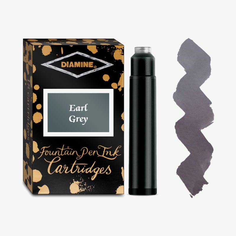 Diamine Inks Diamine Ink Cartridge - Earl Grey (Pack of 18)