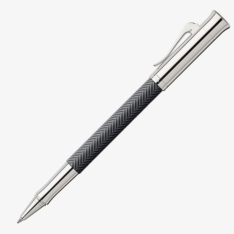 Graf von Faber-Castell Graf von Faber-Castell Guilloche Rollerball Pen - Ciselé Black