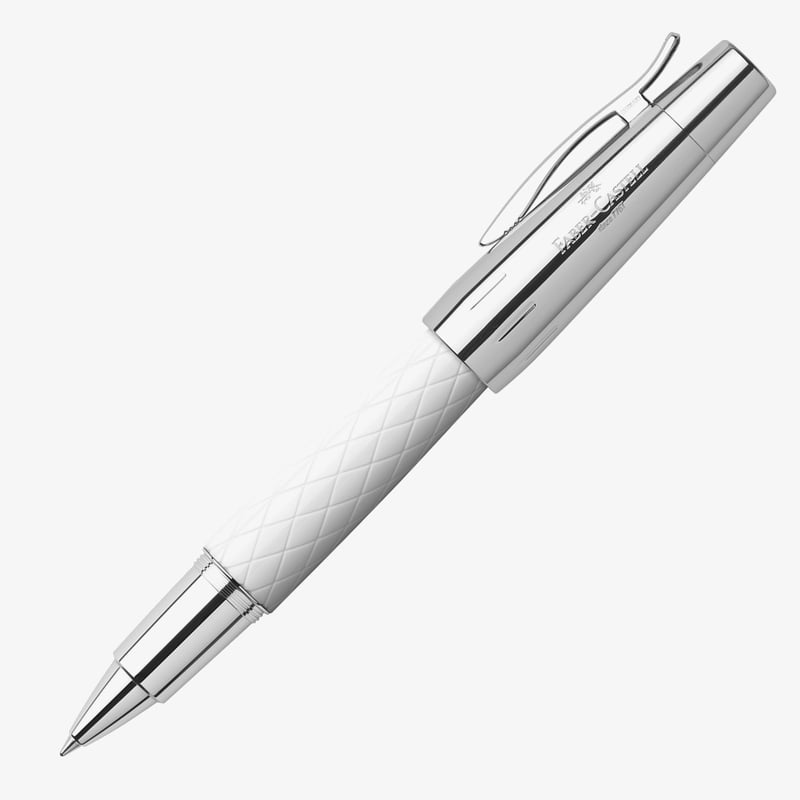 Faber-Castell Faber-Castell e-motion Rollerball Pen - Rhombus White