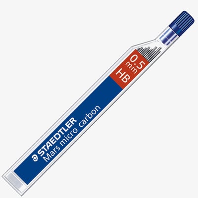 Staedtler Mars Micro Leads - 0.5mm - HB (Tube of 12)