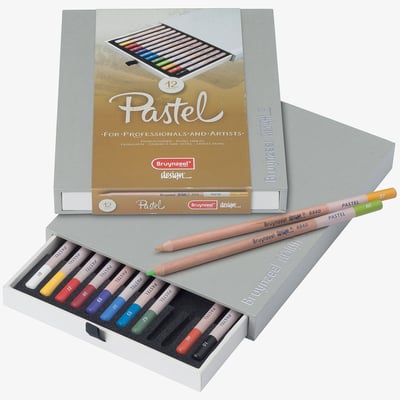 Bruynzeel Bruynzeel Design Pastel Pencils - Assorted Colours (Pack of 12)