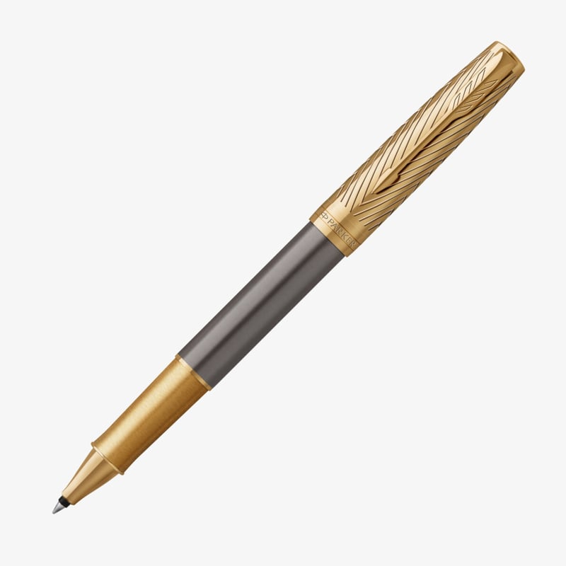 Parker Parker Sonnet Pioneers Collection Rollerball Pen - Grey Arrow Gold Trim