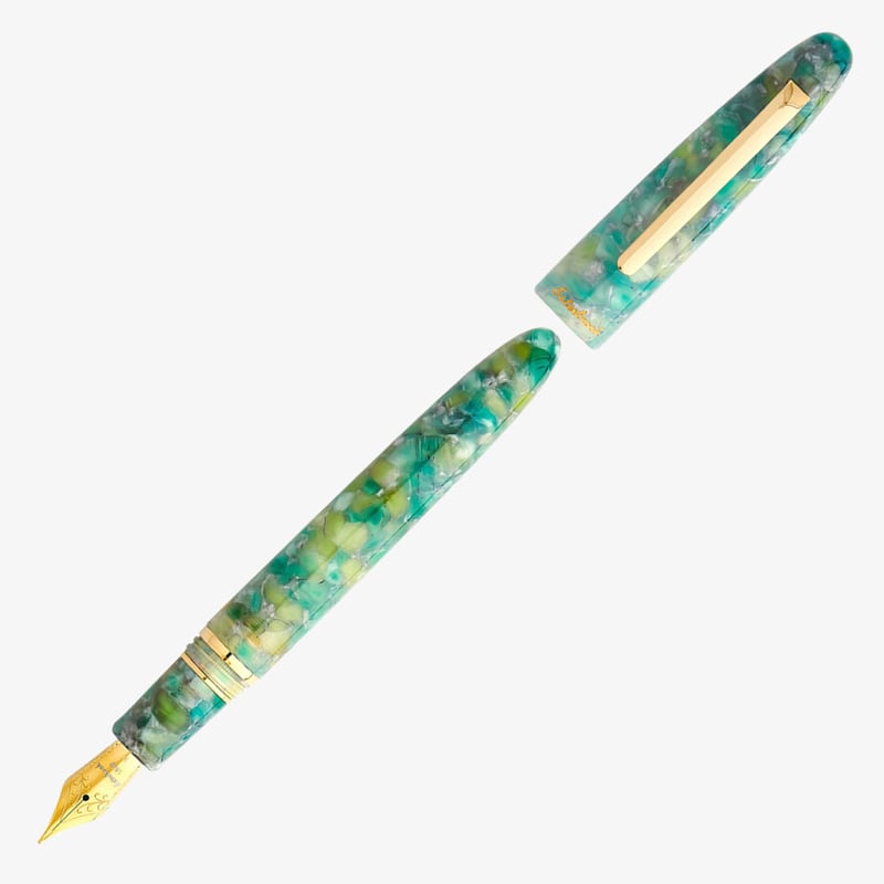 Esterbrook Esterbrook Estie Fountain Pen - Sea Glass Gold Trim