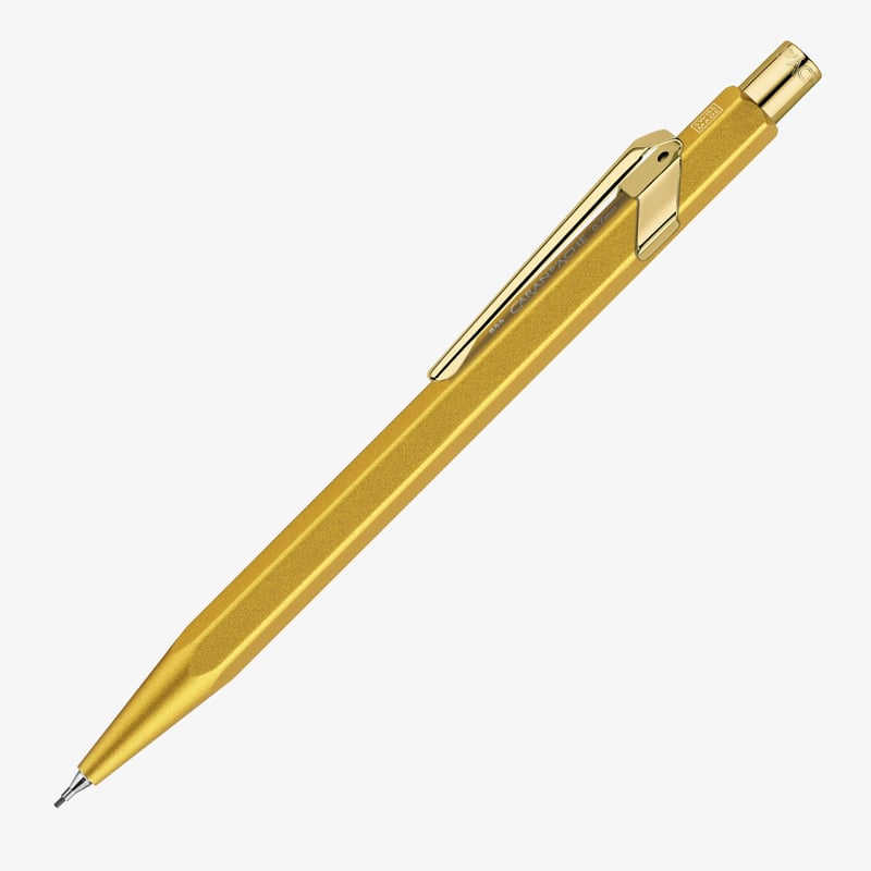 Caran d'Ache Caran d'Ache 844 Mechanical Pencil - Goldbar (Slimpack)