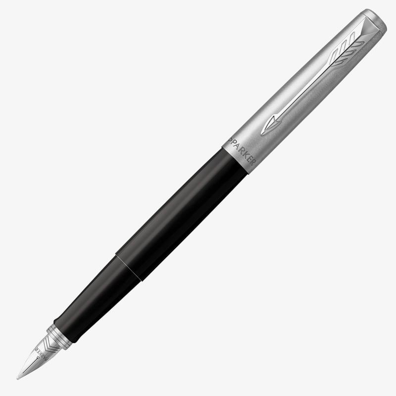 Parker Parker Jotter Original Fountain Pen - Black Chrome Trim