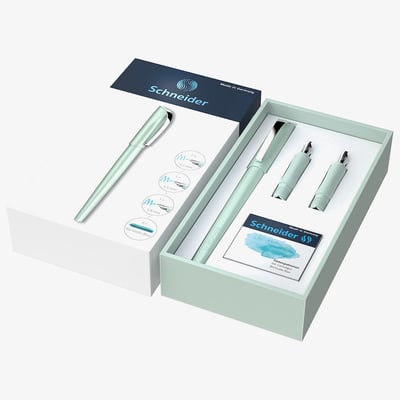 Schneider Callissima Fountain Pen Gift Set - Mint